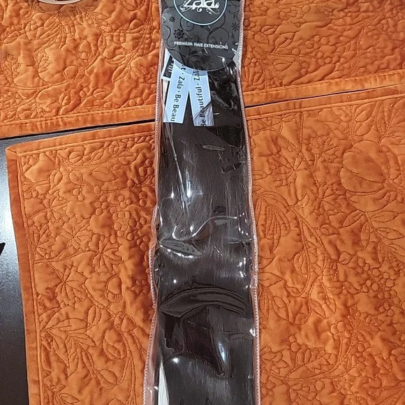 Human hair extensions.